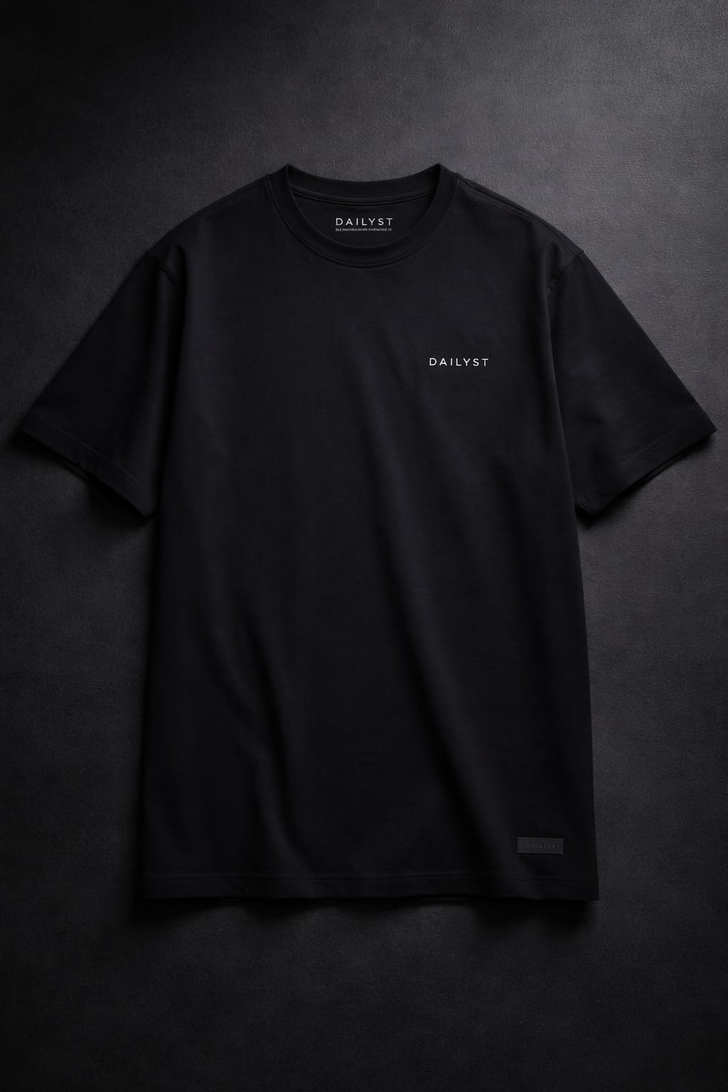 Camiseta negra oversize premium en 100% algodón peruano -  Dailyst