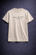 DAILYST 777 “Built Elite” – Camiseta Oversize Marfil en 100% algodón peruano
