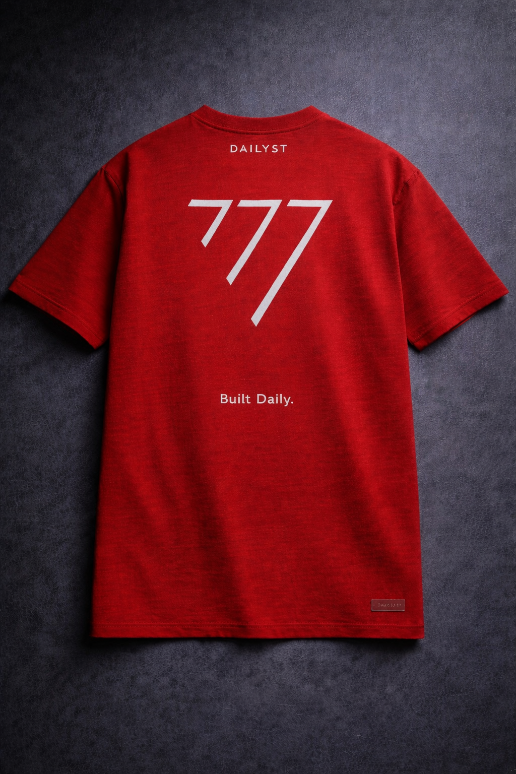 Camiseta oversize 777 estampado trasero en 100% algodón peruano – Dailyst
