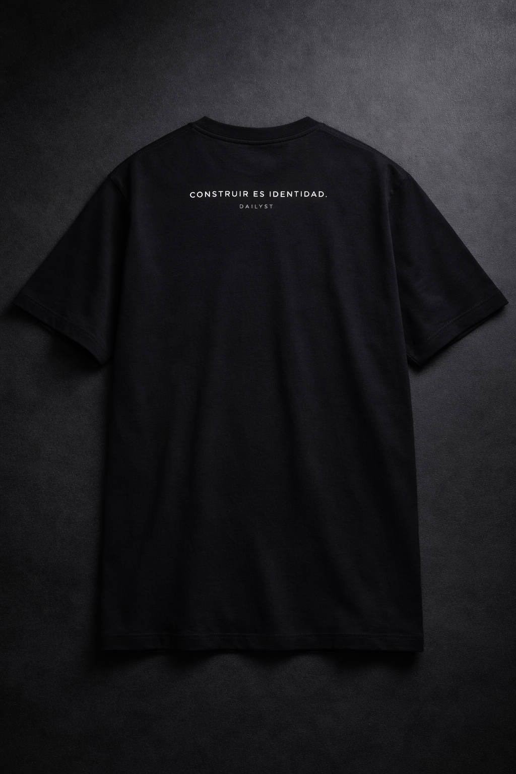 Camiseta negra oversize premium en 100% algodón peruano -  Dailyst