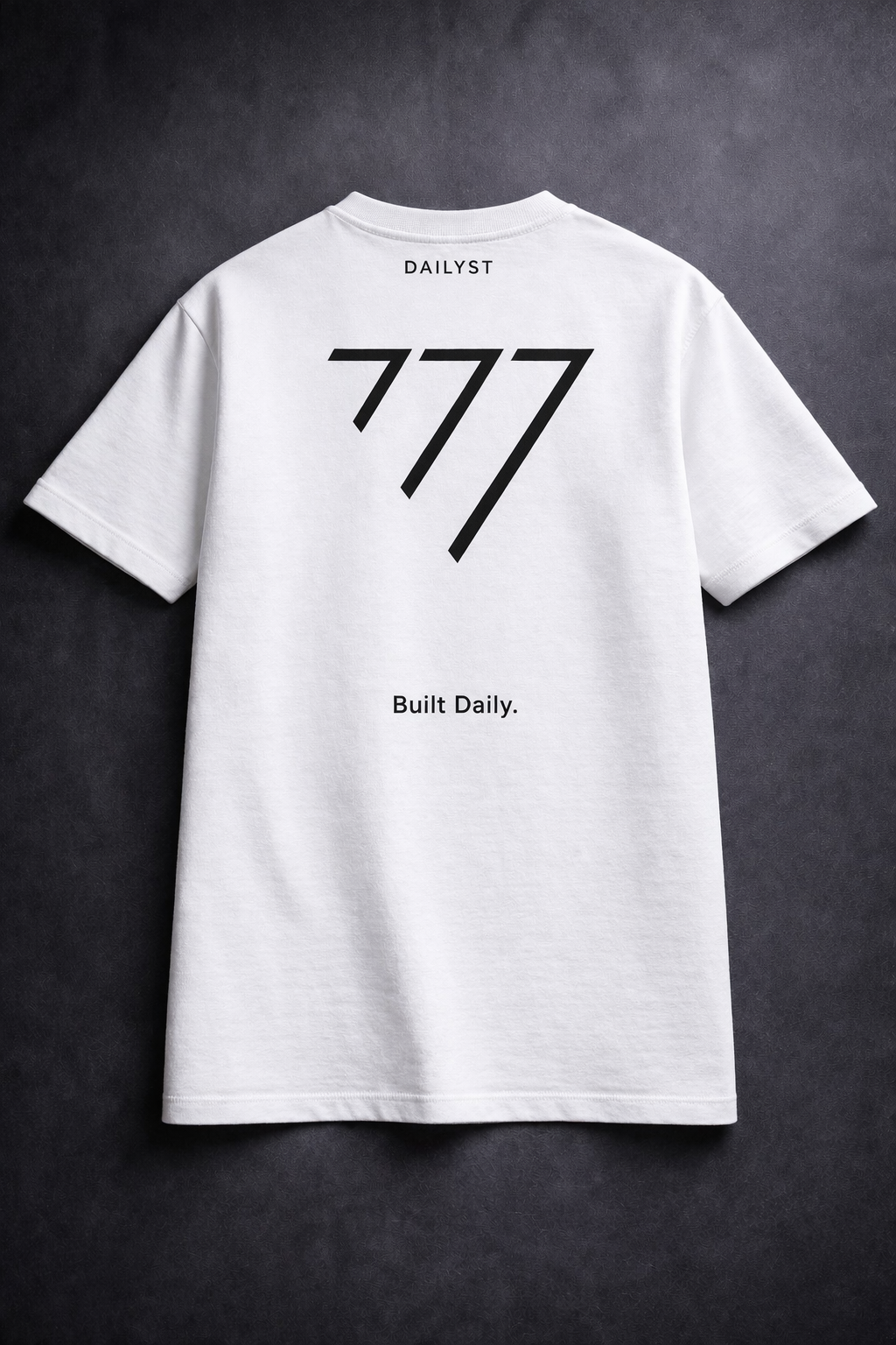 Camiseta oversize 777 estampado trasero en 100% algodón peruano – Dailyst